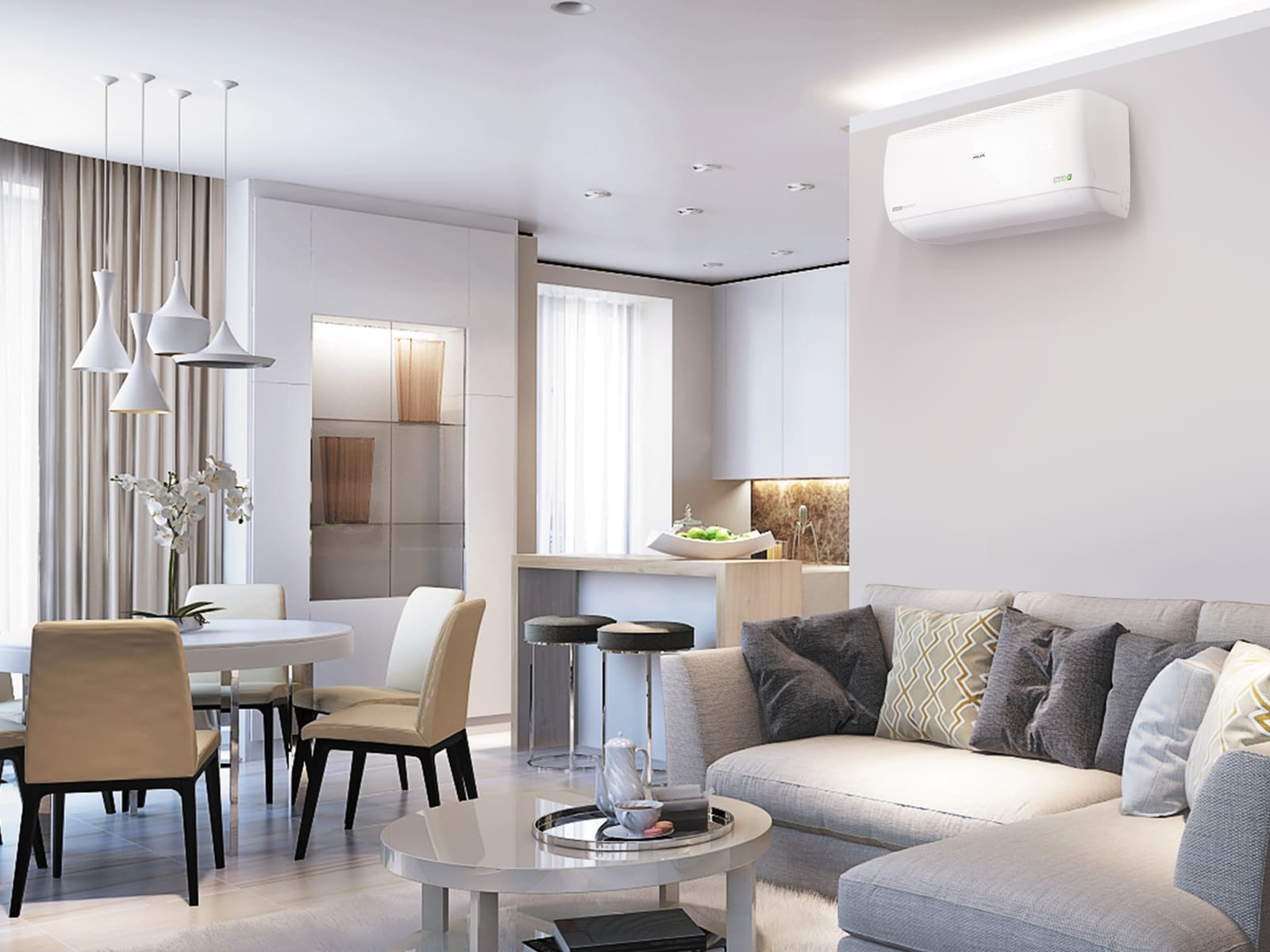 Настенный внутренний блок мульти сплит системы AUX AMWM-H18/4R2(J)