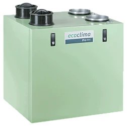 Вертикальная приточно-вытяжная установка с роторным рекуператором Ecoclima Pro Vent ECT PV-R 1000-E2.0-L-4